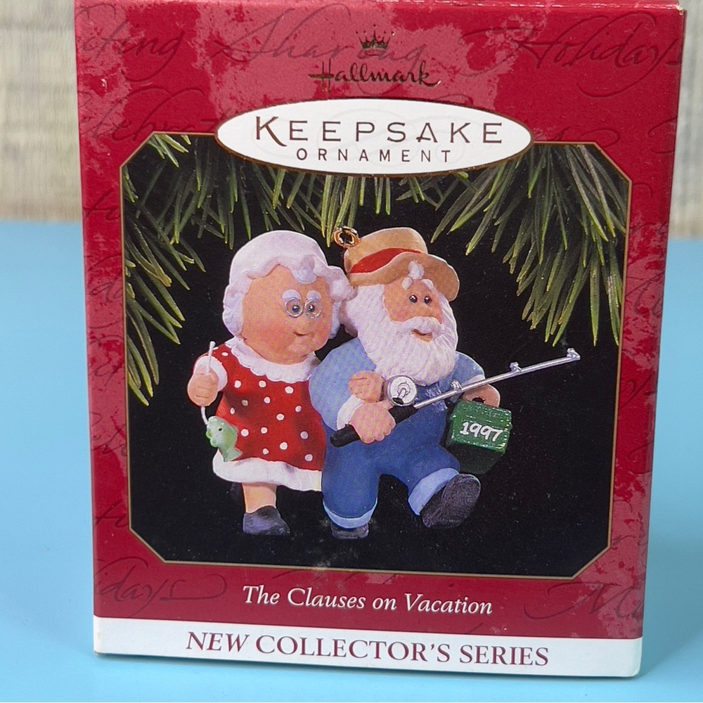 Hallmark Keepsake Ornament The Clauses On Vacation Handcrafted & Dated 1997